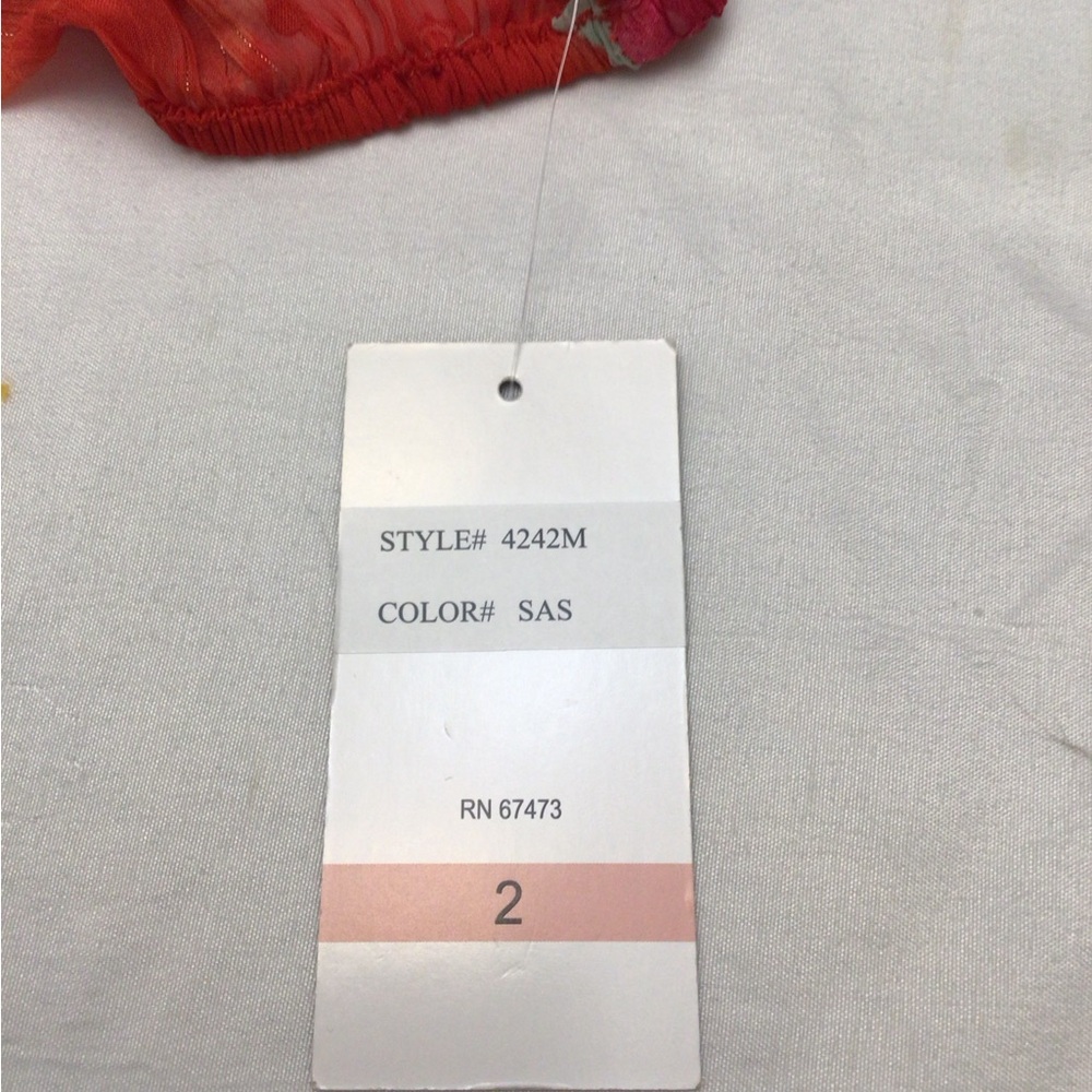 Taylor Red and Green Long Sleeve Dress - Picture 14 of 15